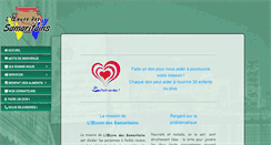 Desktop Screenshot of lessamaritains.com